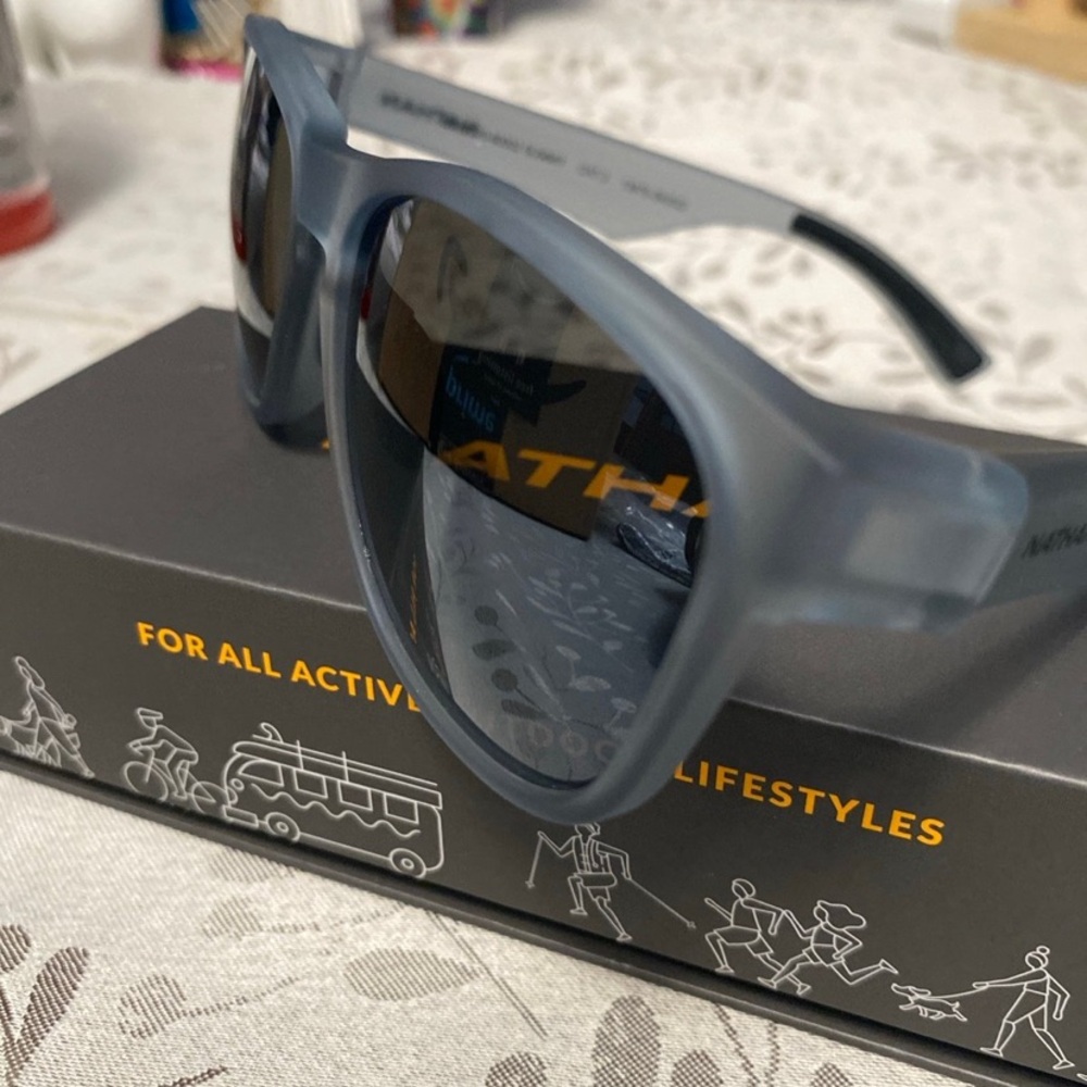 Brand new sunglasses. Polarized sunglasses . Gray color frame. - Picture 3 of 4